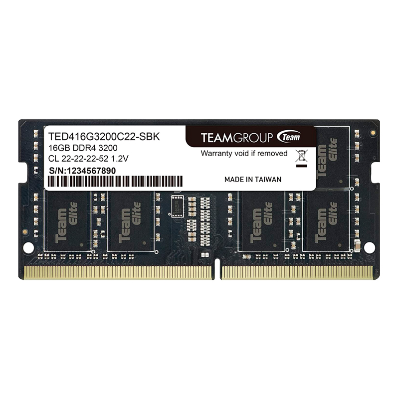 MEMORIA RAM SO-DIMM TEAM GROUP DDR4 16GB 3200MHZ