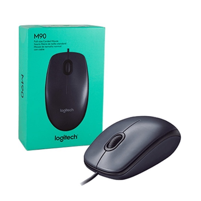 MOUSE LOGITECH M90 DARK MIDNIGHT USB BLACK