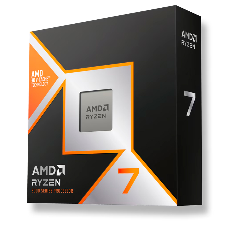 Procesador AMD Ryzen 7 9800X3D, 4.7GHz, 96MB L3, 8 Core, AM5, 4nm, 120W.