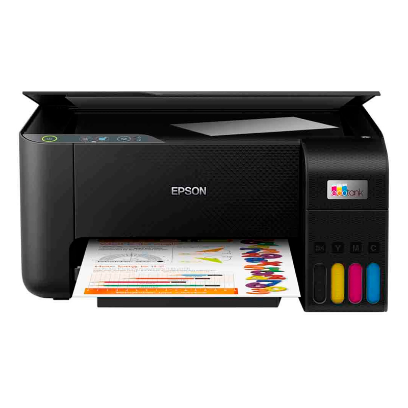 IMPRESORA MULTIFUNCIONAL EPSON EcoTank L3210, Imprime / Escanea / Copia / USB