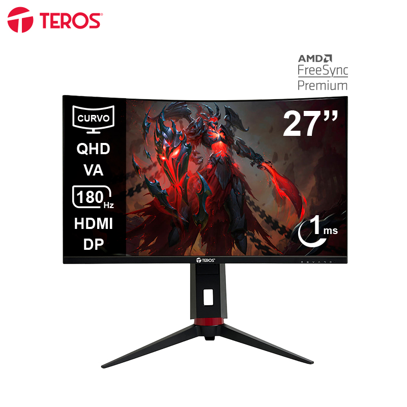 MONITOR CURVO TEROS TE-2767G, 27