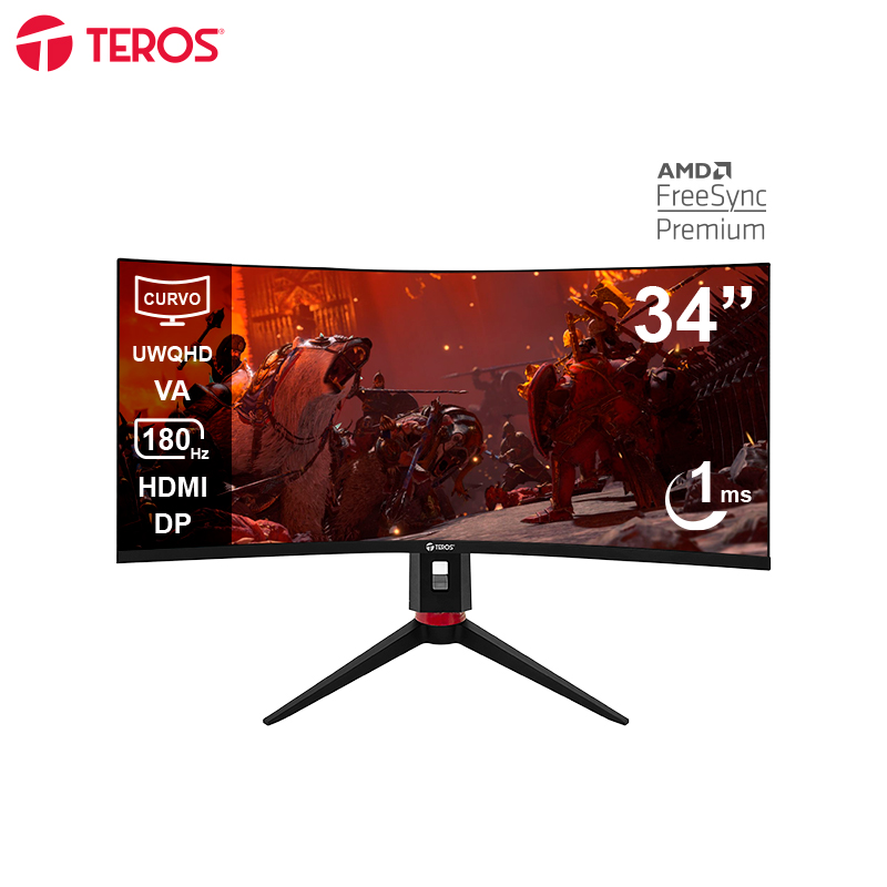 MONITOR CURVO GAMING TEROS TE-3412G, 34