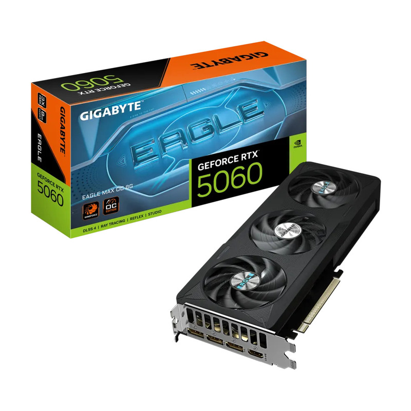 TARJETA DE VIDEO GIGABYTE RTX 5060 8GB GDRR7 EAGLE MAX OC