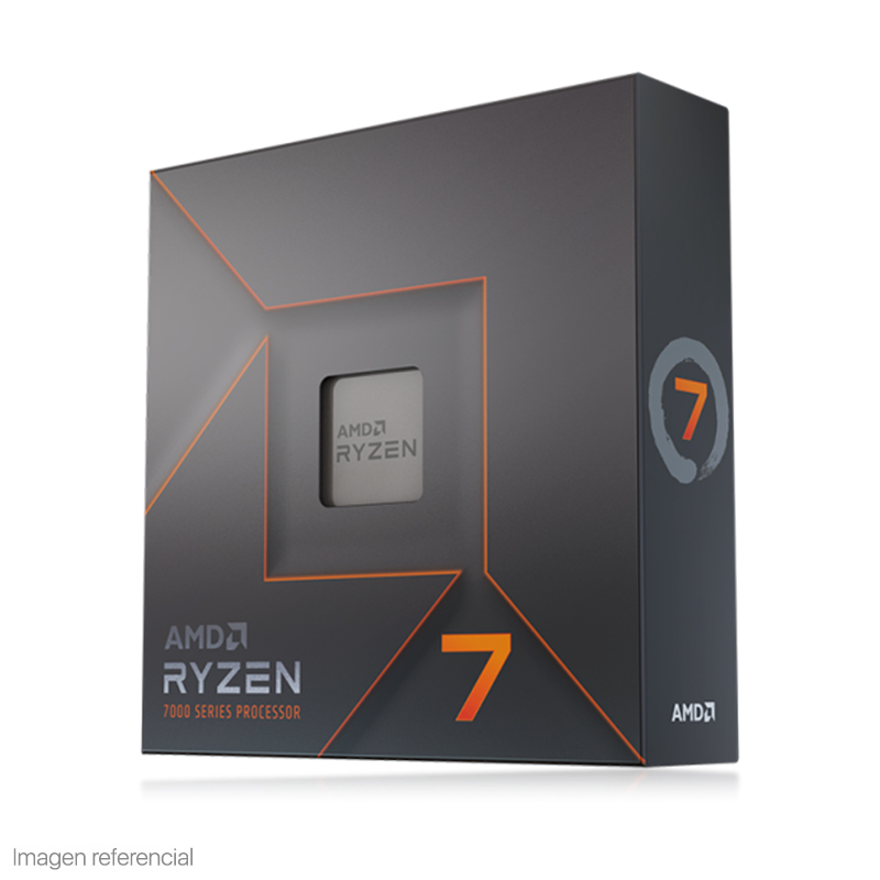 Procesador AMD Ryzen 7 7700X 4.5/5.4GHz, 32MB L3, 8-Core, AM5, 105W