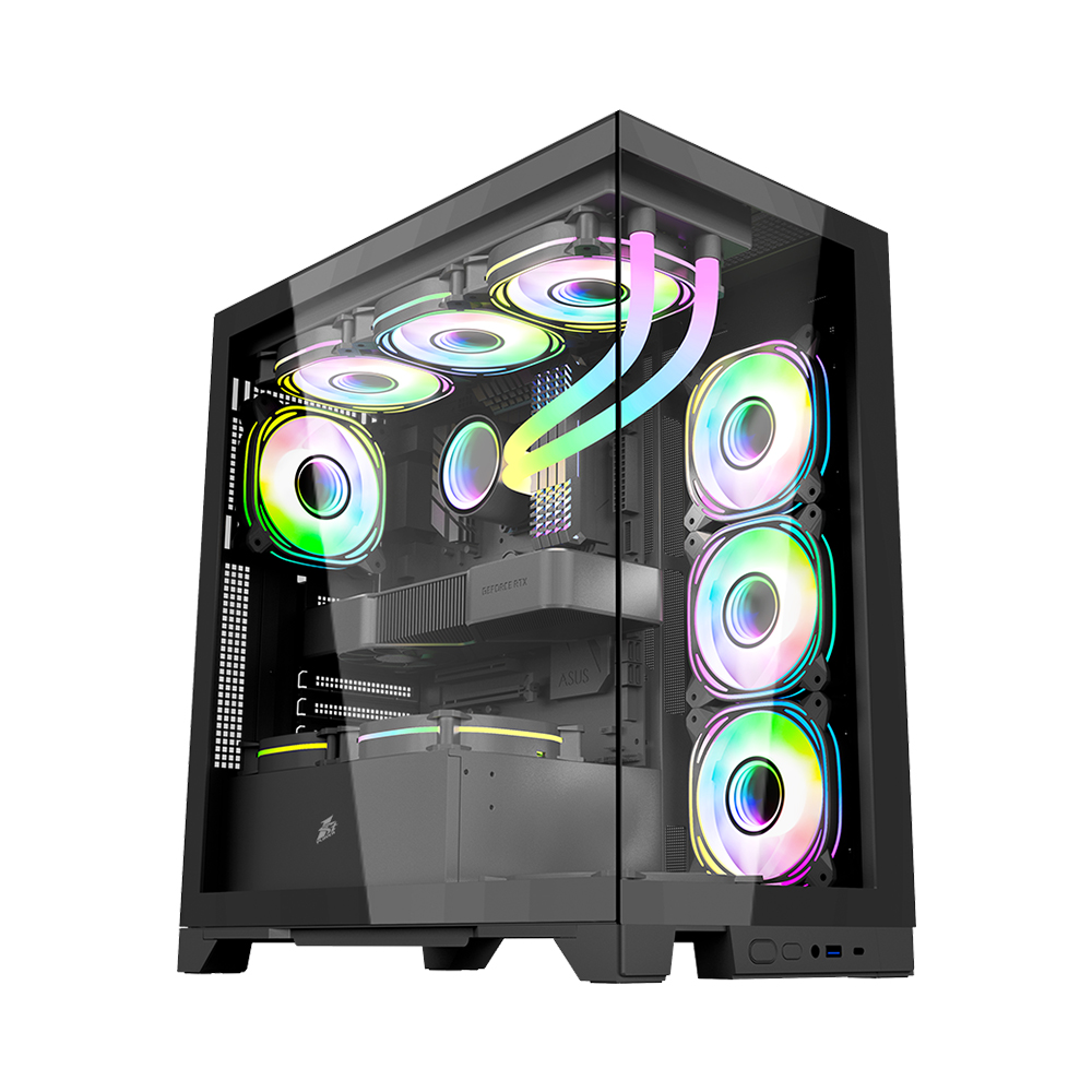 CASE 1ST PLAYER MI8 MIKU NEGRO / VIDRIO TEMPLADO / NO INCLUYE FUENTE