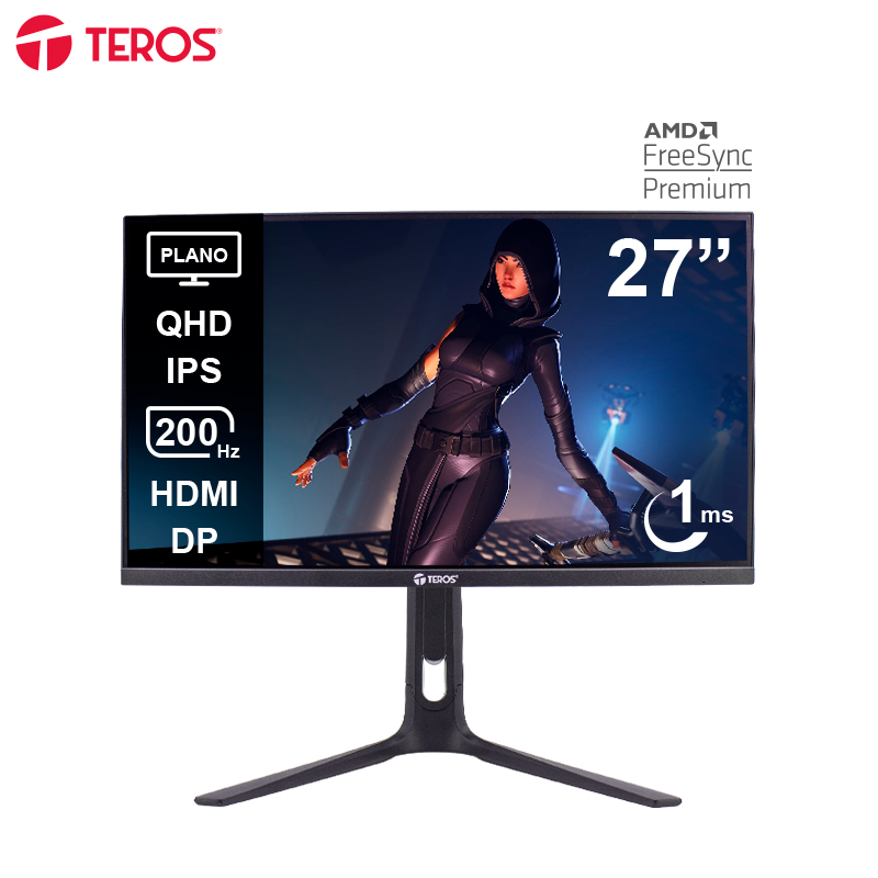 MONITOR PLANO TEROS TE-2754G, 27