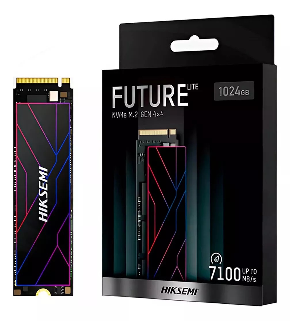 SSD M.2 1TB NVME HIKSEMI FUTURE LITE  PCIE GEN 4.0 L:7100MB E:6600MB